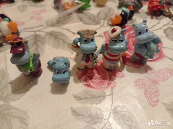 Игрушки киндер сюрприз бегемотики