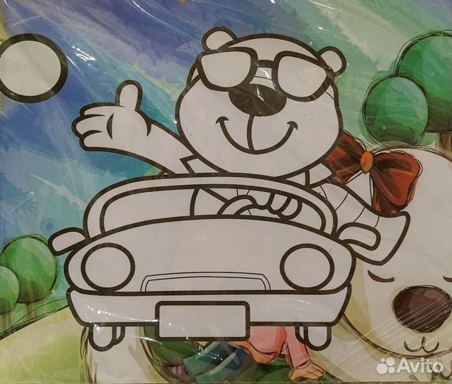 Аппликация из песка