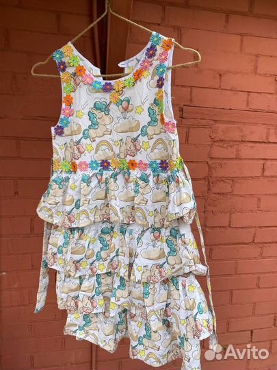 Вещи на девочку пакетом 128-134