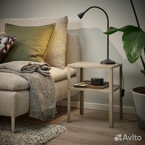 Икеа knarrevik Тумба, 37x28 см, бежево-зеленая