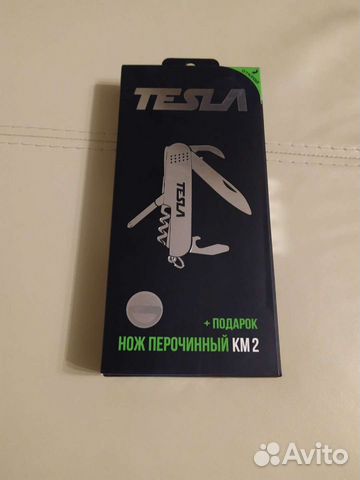 Подарочный новый перочинный нож Tesla в коробке