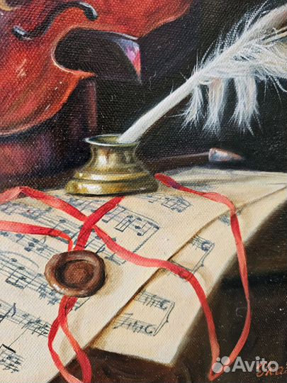 Картина маслом на холсте натюрморт