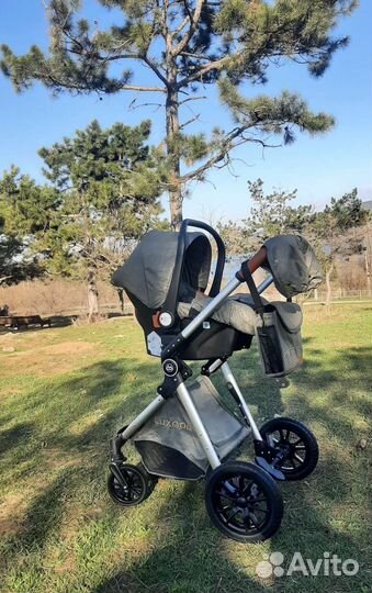 Коляска трансформер 3в1- Y9 (Оливковый)