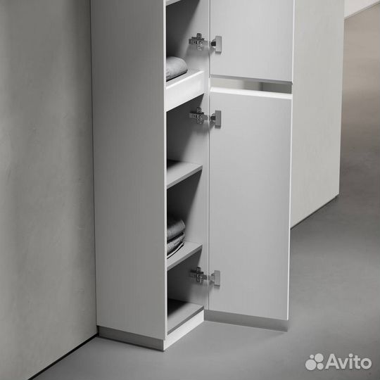 Шкаф-пенал Sancos Libra Floor белый глянец, 35x187x30