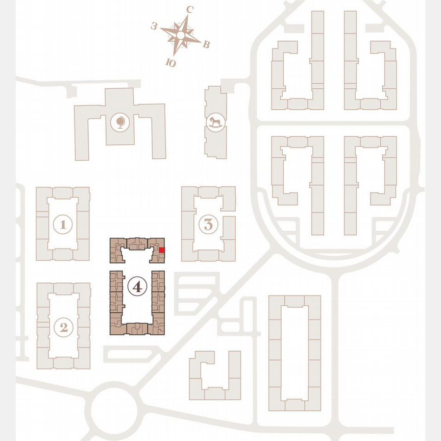 1-к. квартира, 38,6 м², 1/4 эт.