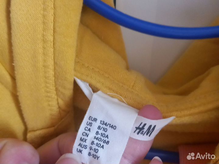 Кофта с капюшоном H&M,толстовка на молнии