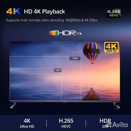 Vontar H1 Android 12 4/32, smart tv+тв+фильмы
