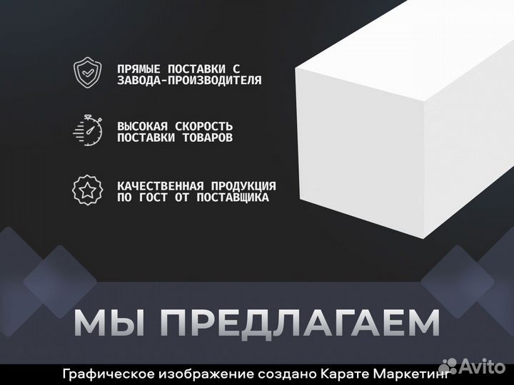 Газоблок пораблок с пазом