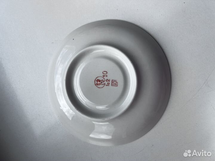 Чайная пара Артемовский фарфоровый завод