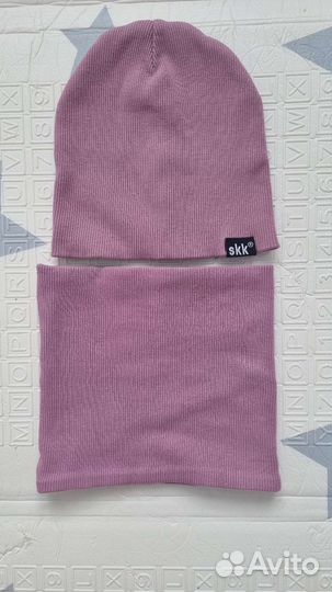 Шапка и снуд 46-50р