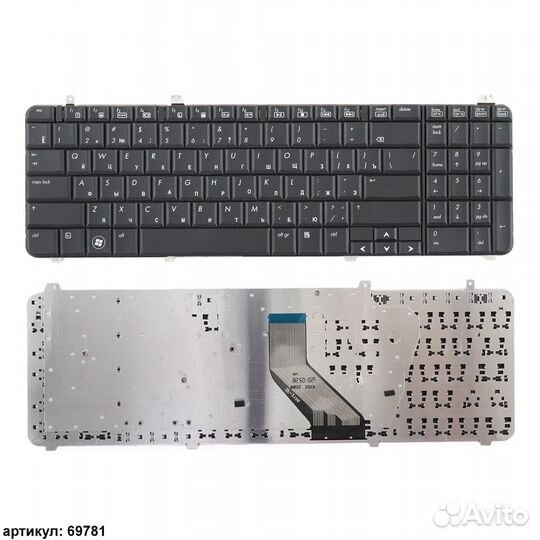 Клавиатура для ноутбука HP dv6-1000, dv6-2000