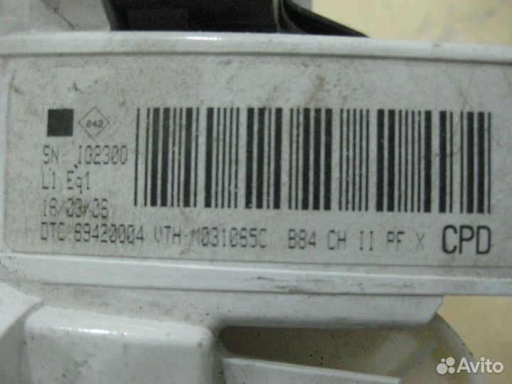 Блок управления отопителем Renault Megane II