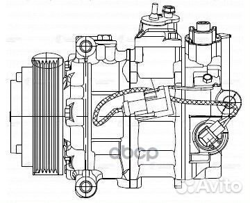 Компрессор кондиционера для а/м Land Rover Range