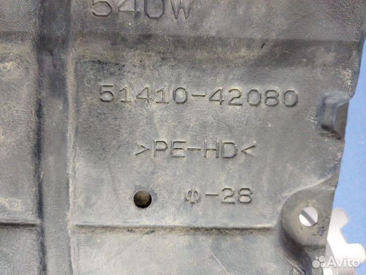 Защита двигателя задняя Toyota RAV4 4 са40 2012