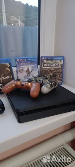 Игровая приставка sony ps4 slim 1тб