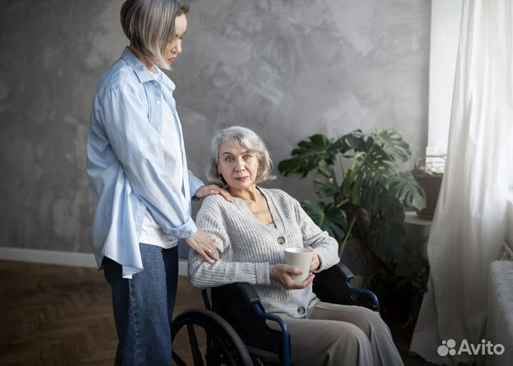 Сиделка с проживанием в мск и мо