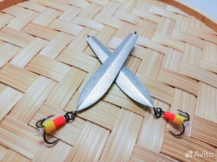 Зимние блесны на окуня ручной работы. Набор 5шт