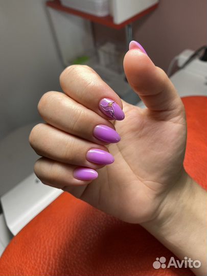Маникюр гель лак