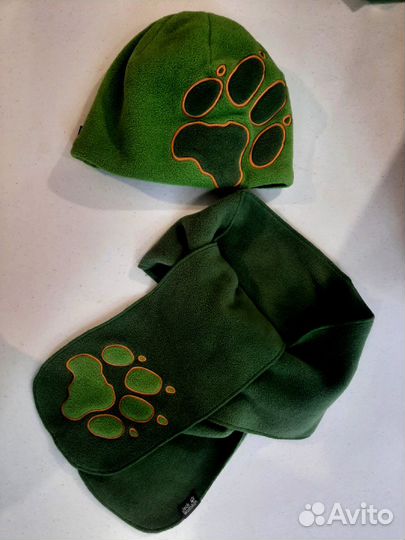 Jack wolfskin комплект шапка+шарф