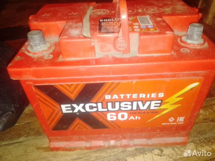 Аккумулятор автомобильный 60 ач