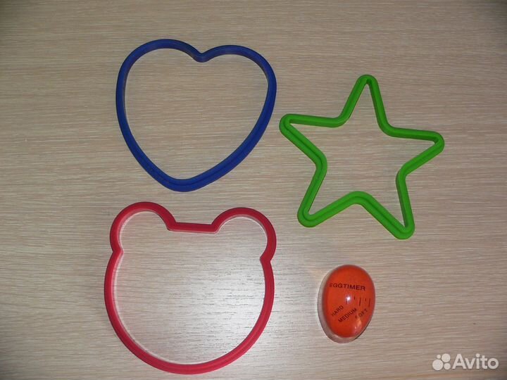 Таймер для варки яиц, формочки силиконовые