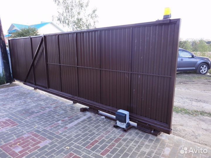 Откатные ворота комплект