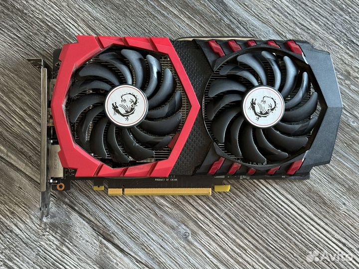 Видеокарта MSI GeForce GTX 1050 Ti 4gb gaming X
