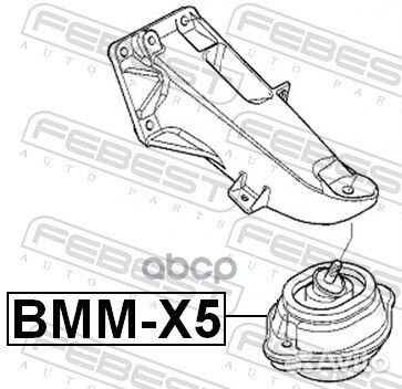 Опора двигателя BMW X5 E53 1999-2005 BMM-X5 Febest