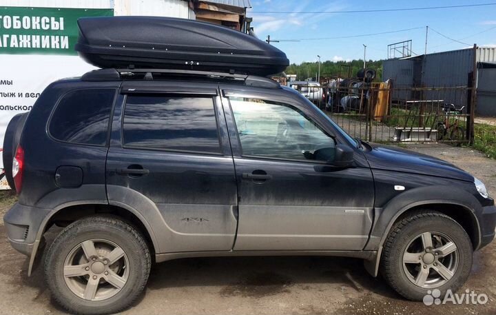 Автобокс на крышу Ветлан 430 л на Mitsubishi IO