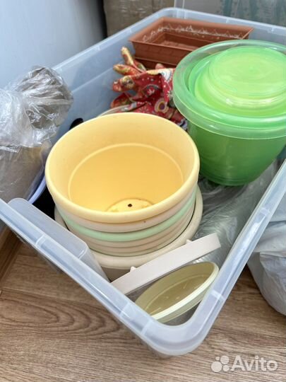 Цветочные горшки бу