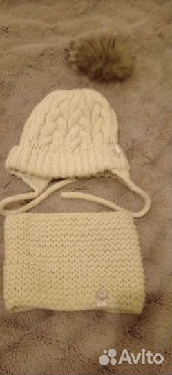 Шапка и снуд для девочки
