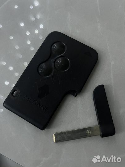 Ключ карта renault megane 2