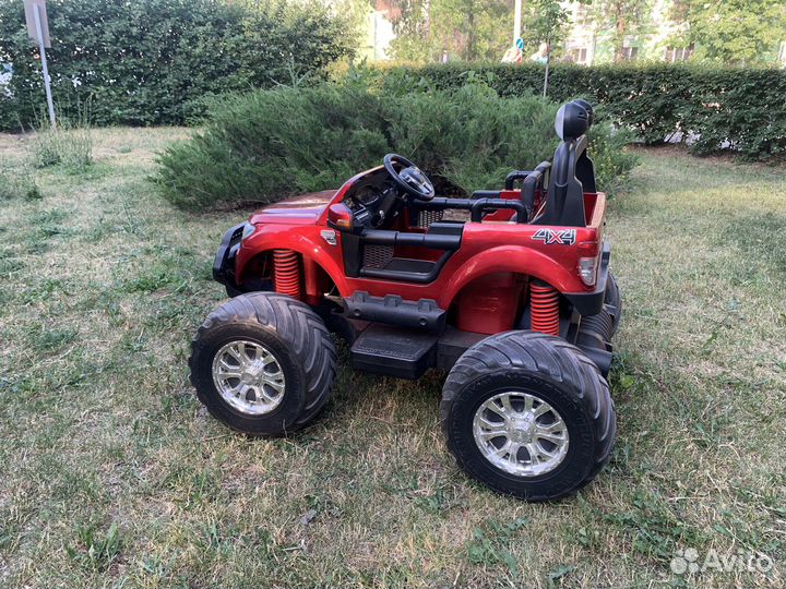 Детский электромобиль ford ranger monster truck