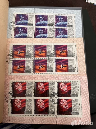 Марки листы, блоки, сцепки