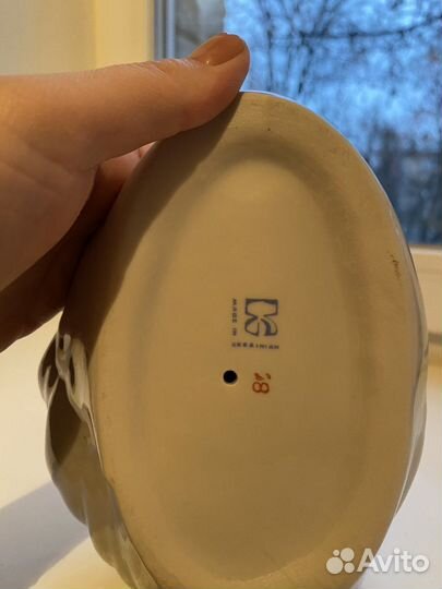 Ваза-конфетница «Лебедь». Украина