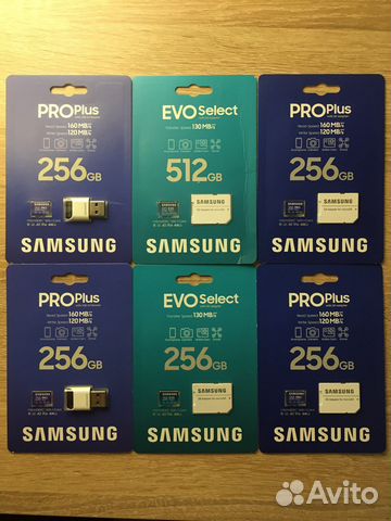 Карты Samsung PRO Plus/EVO Select/PRO Endurance