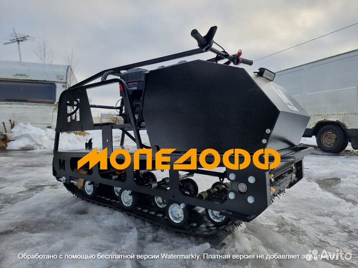 Мотобуксировщик Мужик м500 15 new + сани