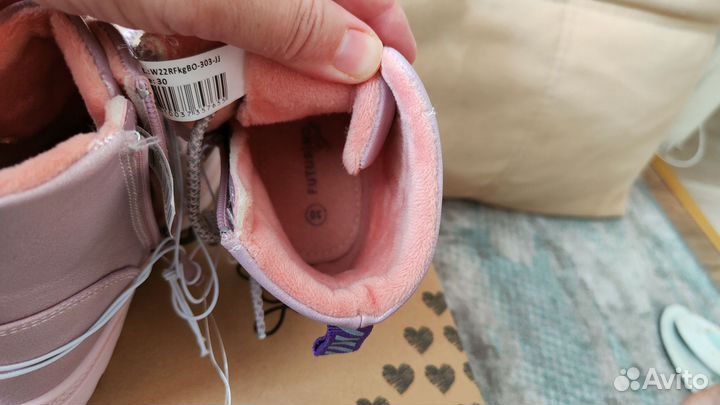 Ботинки демисезонные для девочки 30 р-р