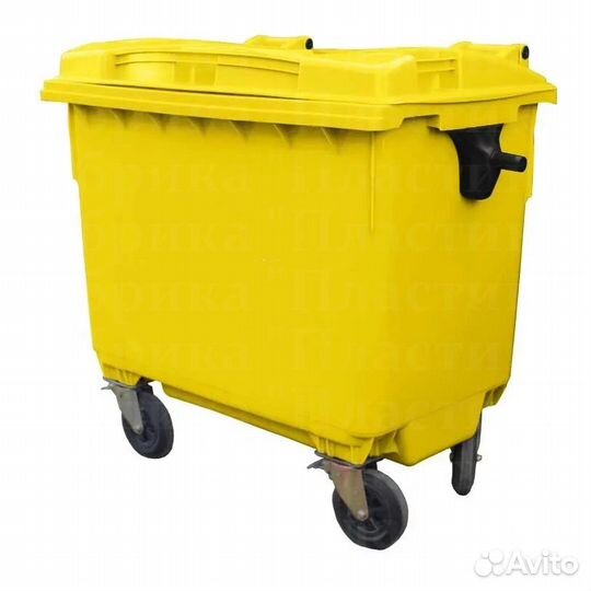 Мусорный бак пластиковый 660л S4615