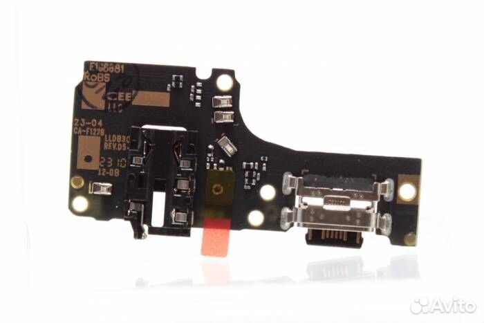 Шлейф для Xiaomi Redmi Note 10 4G (плата) + Разъем зарядки + Микрофон (Original new)
