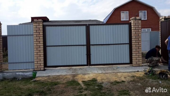 Забор из профнастила 