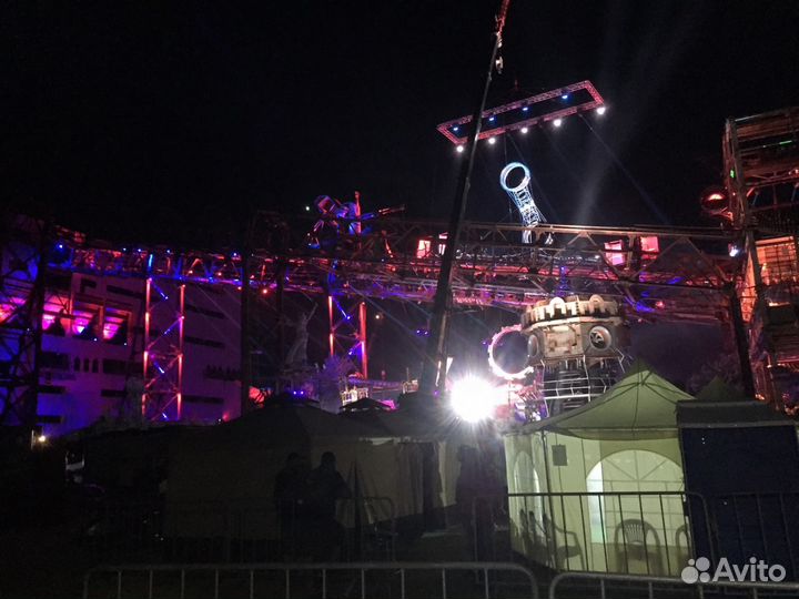 Звуковое и световое оборудование