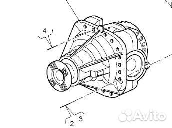 7485020498 Редуктор заднего моста RT3210HV