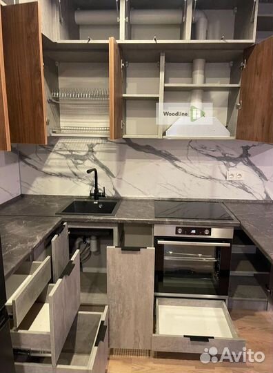 Кухонный гарнитур. Качественная фурнитура