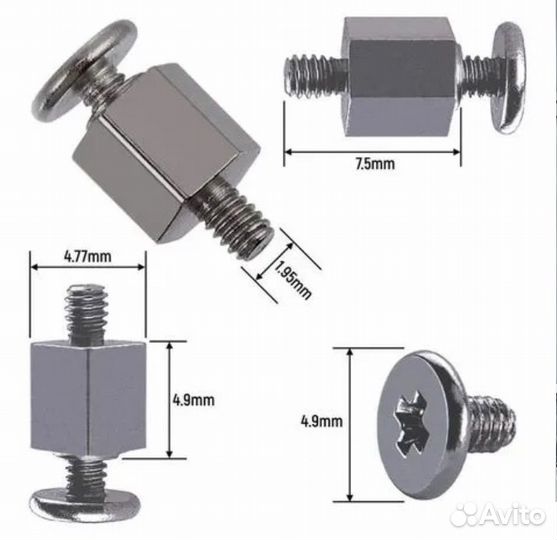Винт со стойкой для крепления SSD M.2