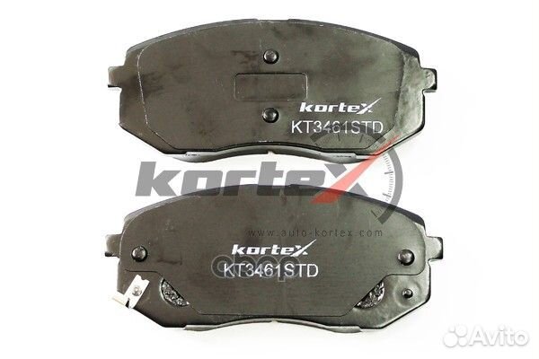Колодки тормозные дисковые перед KT3461STD kortex