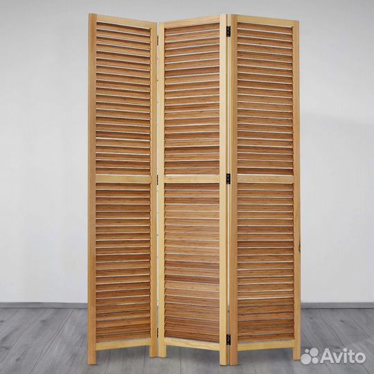 Двери жалюзи из натурального дерева