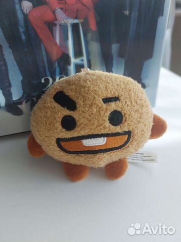 Мягкая игрушка брелок bt21 shooky