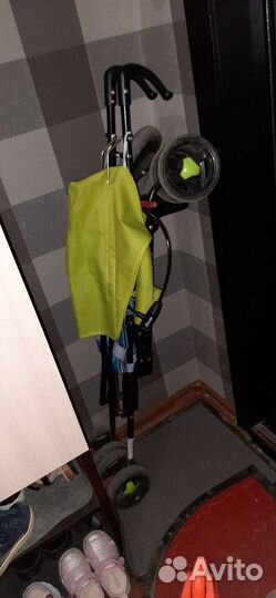 Коляска-трость прогулочная, лёгкая