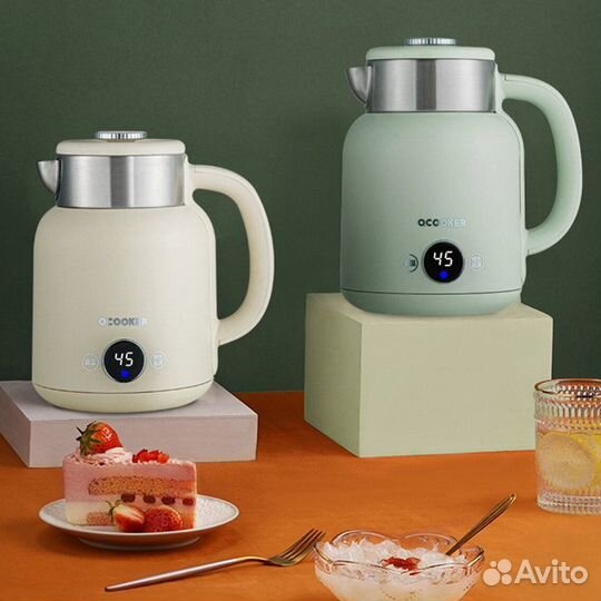 Электрический чайник Xiaomi Qcooker Retro 1.5L RU